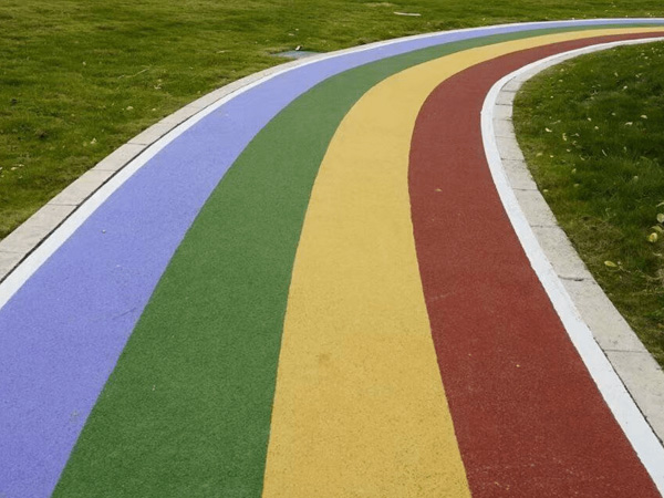 彩色瀝青防滑路面 彩色瀝青防滑路面